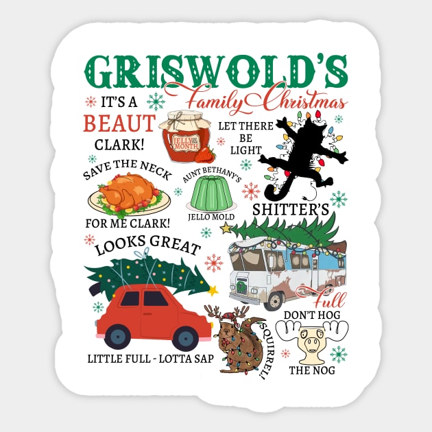 Griswold Christmas Sticker by urlowfur